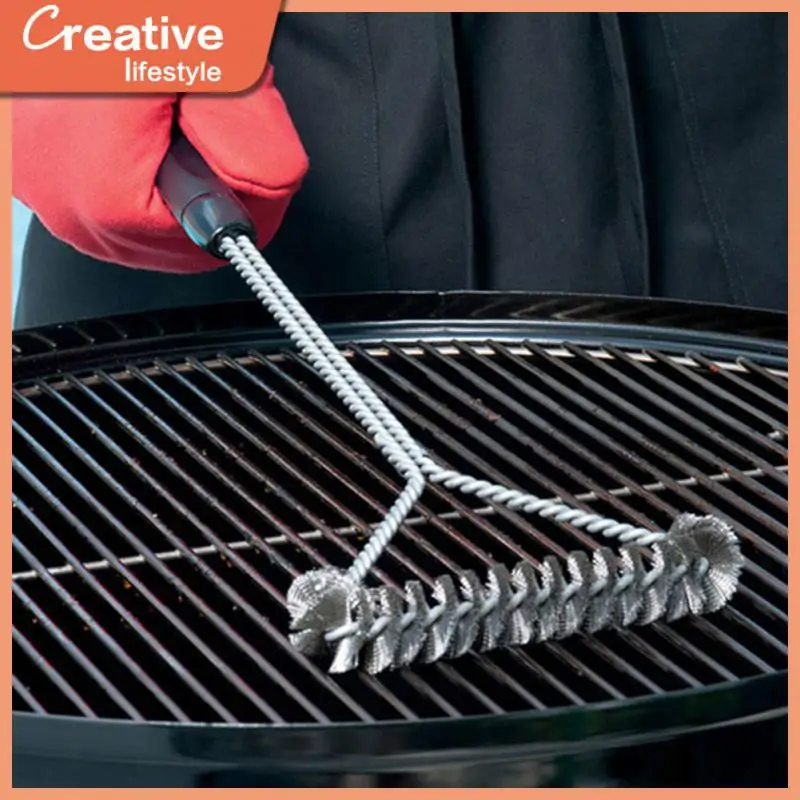 

Cleaning Dead Corner Bbq Grill Cleaning Brushes Hanging Hole Design Easy Cleaning Barbecue Grill Wire Brushes Clean Dirt