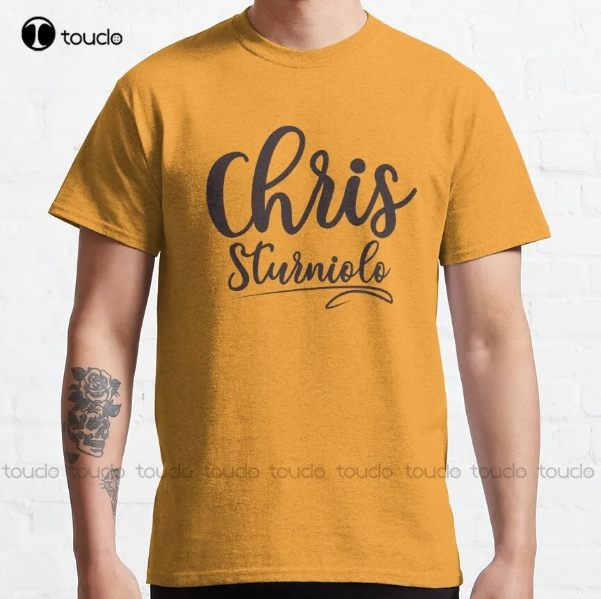 

Chris Sturniolo Classic T-Shirt Big And Tall Shirts For Men Custom Aldult Teen Unisex Digital Printing Tee Shirt Christmas Gift