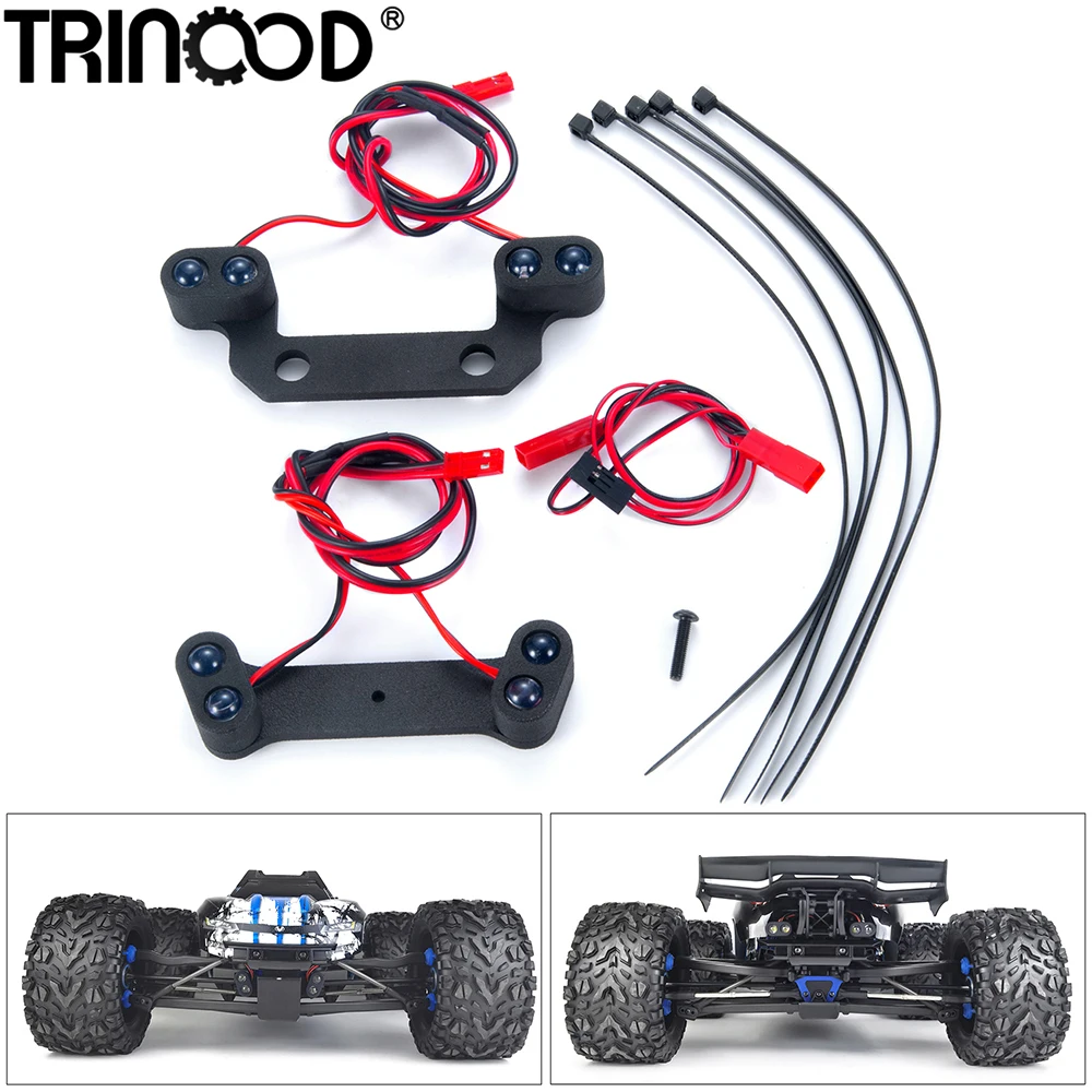 TRINOOD передние и задние светодиодные фонари фара задний фонарь прожектор для E-REVO 2