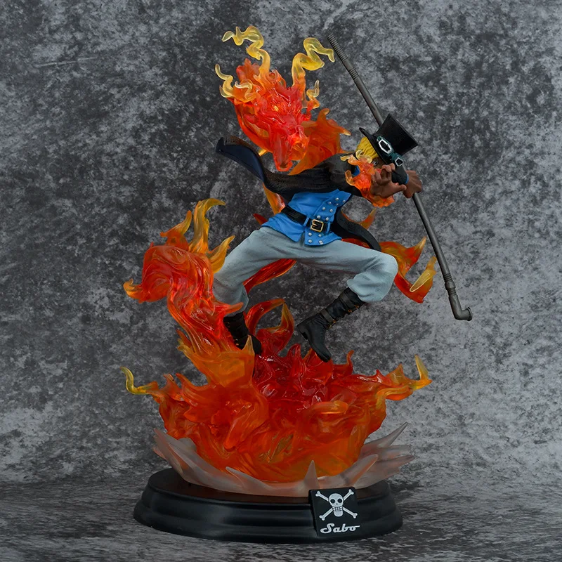 

New One Piece Figure 20th Anniversary Commemorative Sabo Model Scene Decoration Sabo Action Figure Luffy Ace Sabo Kawaii Toys