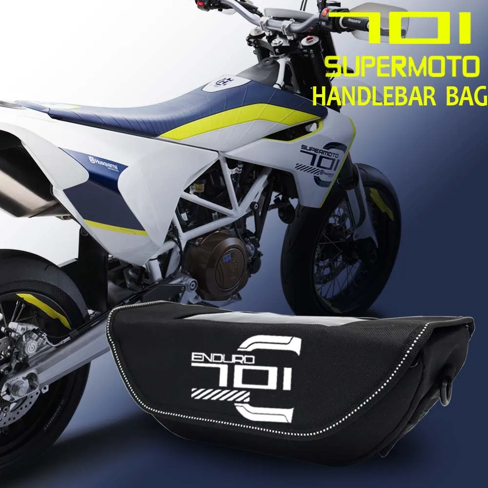 FOR Husqvarna 701 Motorcycle Waterproof And Dustproof Handlebar Storage Bag