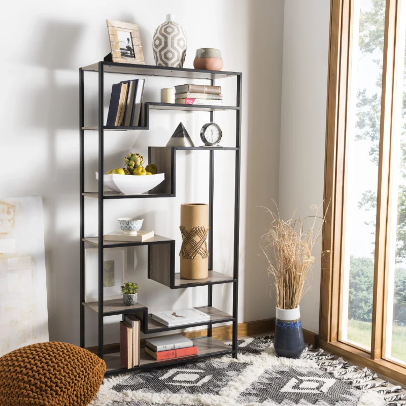 

Safavieh Joanna Contemporary Retro Mid Century Wood Etagere