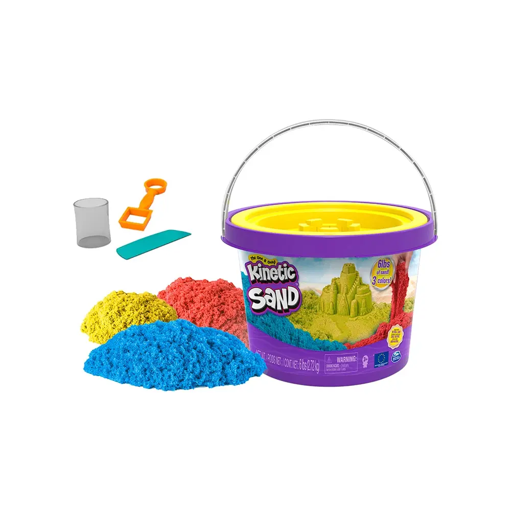 Набор для лепки Kinetic Sand Кинетический ведерко 6058787 | Игрушки и хобби