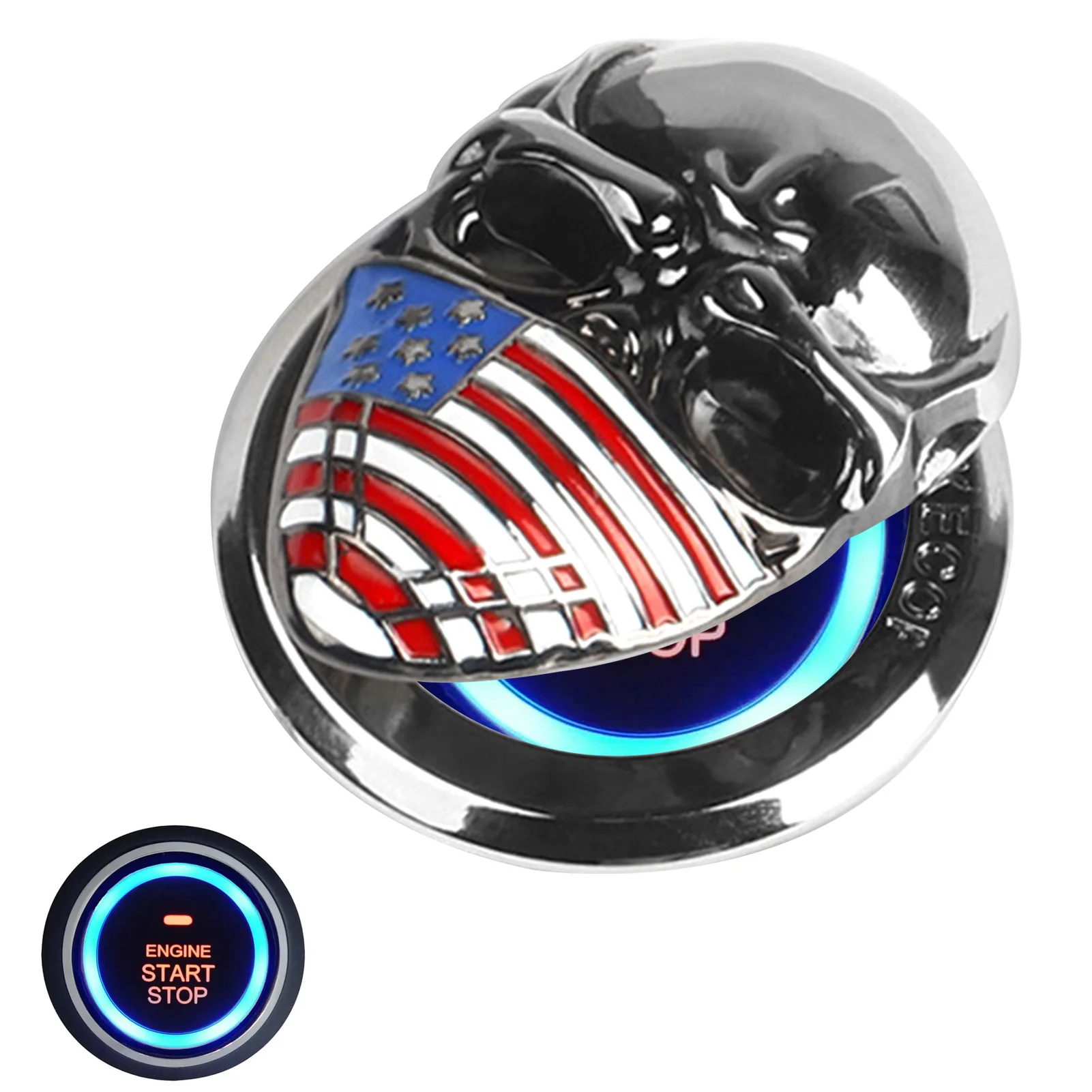 Крышка кнопки запуска автомобиля крышка универсальная накладка пуска для