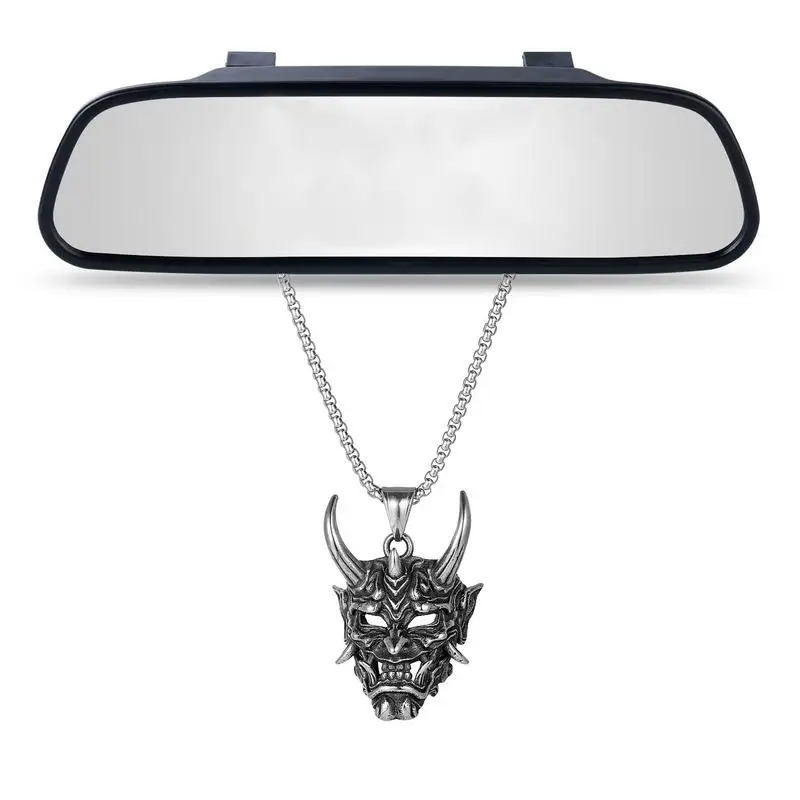

Женское Ожерелье эксклюзивный дизайн, мужское винтажное ожерелье в стиле панк с черепом, прочное готическое ожерелье с подвеской в виде гнева, призрака, черепа
