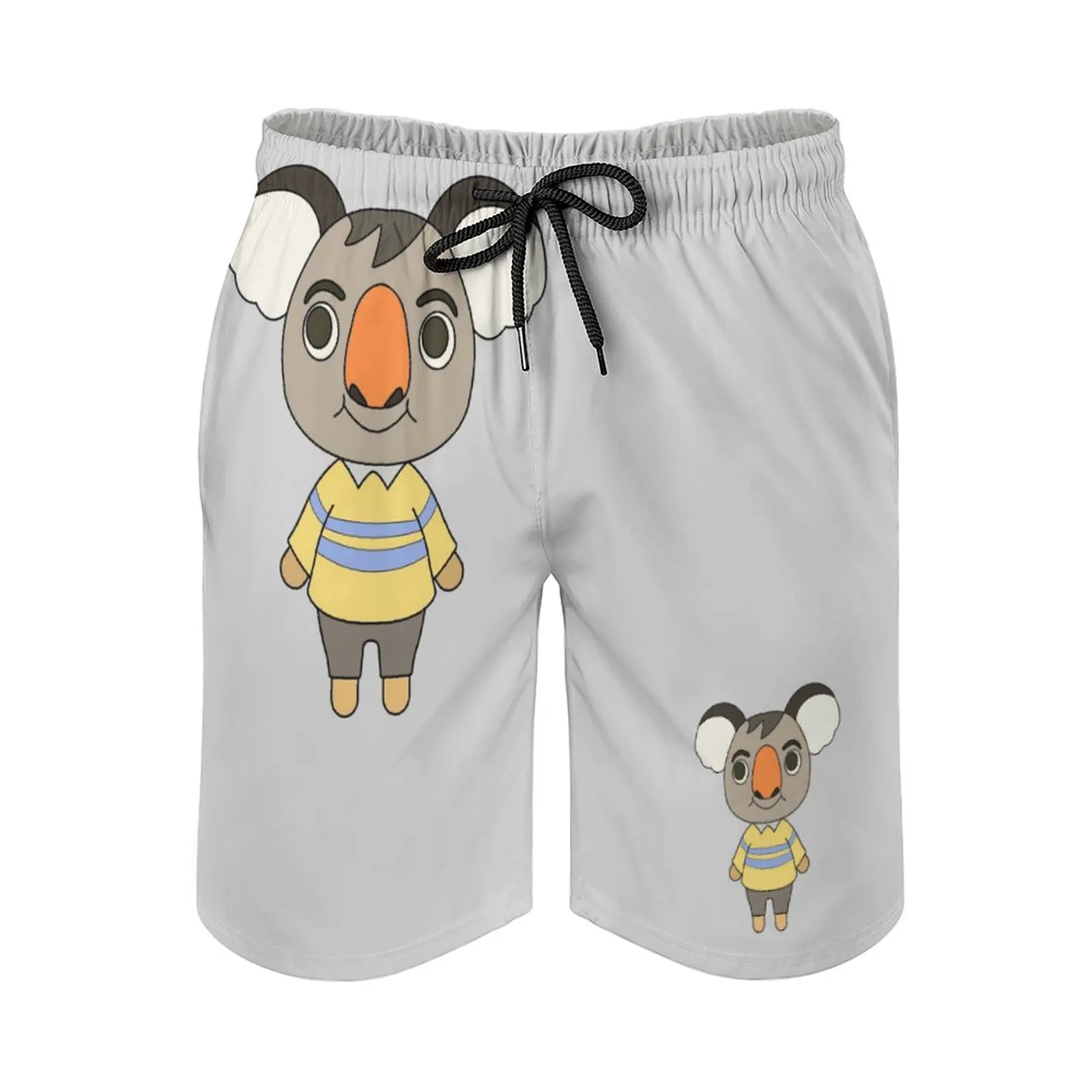 

Ozzie From Men's Beach Shorts Swim Trunks With Pockets Mesh Lining Surfing Ozzie Cartoonisation Beach Shorts