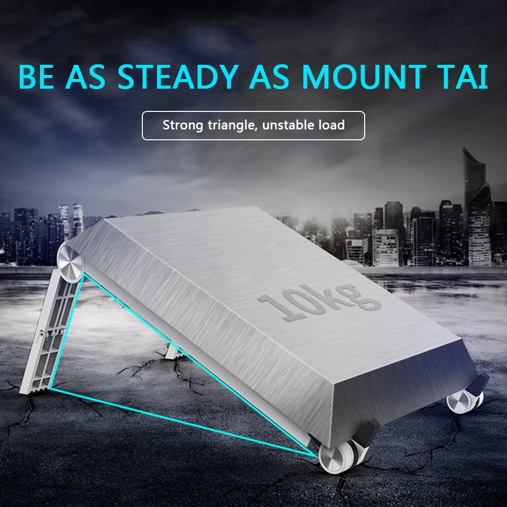 

Portable Laptop Stand Foldable Adjustable Angle Notebook Cooling Holder Bracket for Office Caring Computer Supplies