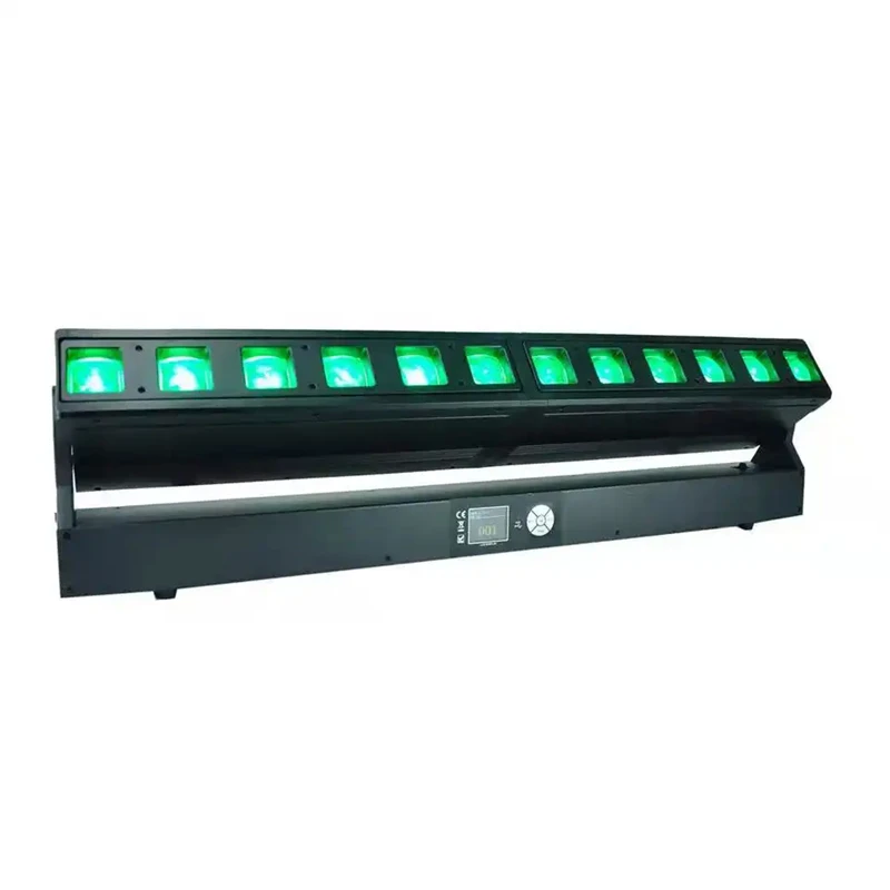 2 шт. 12x40 Вт 4в1 rgbw матричный луч светодиодный зум мыть движущаяся головка бар