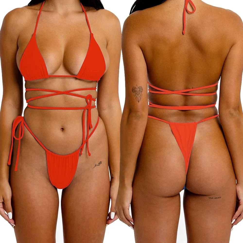 Универсальные бикини 2024 женские купальники сексуальный купальник с вырезами