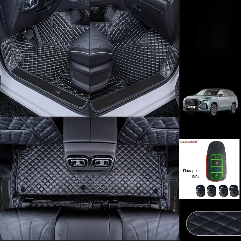 

Для Jaecoo J8 2024 2025 автомобильные коврики однослойные проволочные подушечки для ног на заказ салонный ковер чехол для салона 5 мест аксессуары