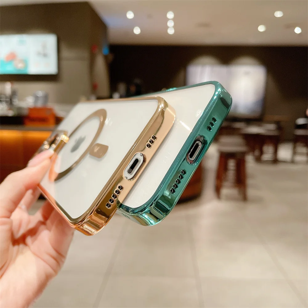 Чехол для телефона Iphone 13 Pro Max 12 11 6D электрозарядка беспроводной 38 магнитный