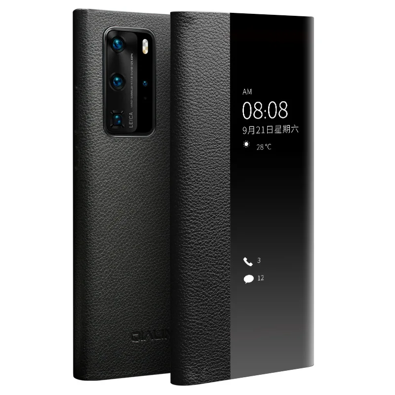 

Contact the applicable huawei p40 pro following from leather flip p40 smart Windows phone cases total package