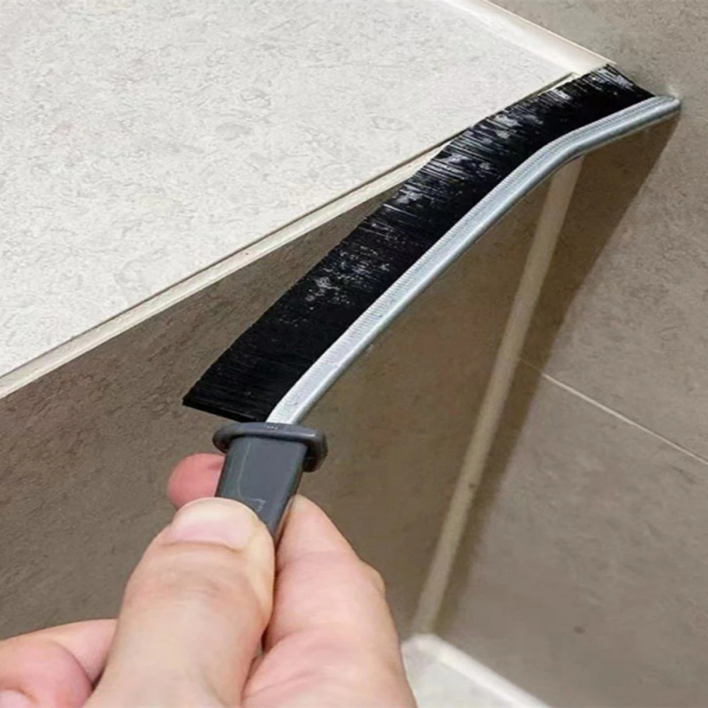 

Durable Grout Cleaner Brush Household Tile Joints Scrubber Stiff Bristles Small Tile Grout Cleaning Brush for Shower Floor Lines