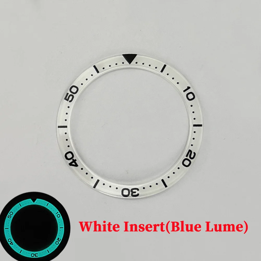 Watch Parts 40.35mm Full Luminous Mineral Glass Watch Bezel Insert Suitable For SBDC053 Watch Case
