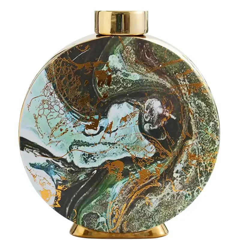 Керамическая ваза с мотивами марбрес классический горшок для хранения couvercle