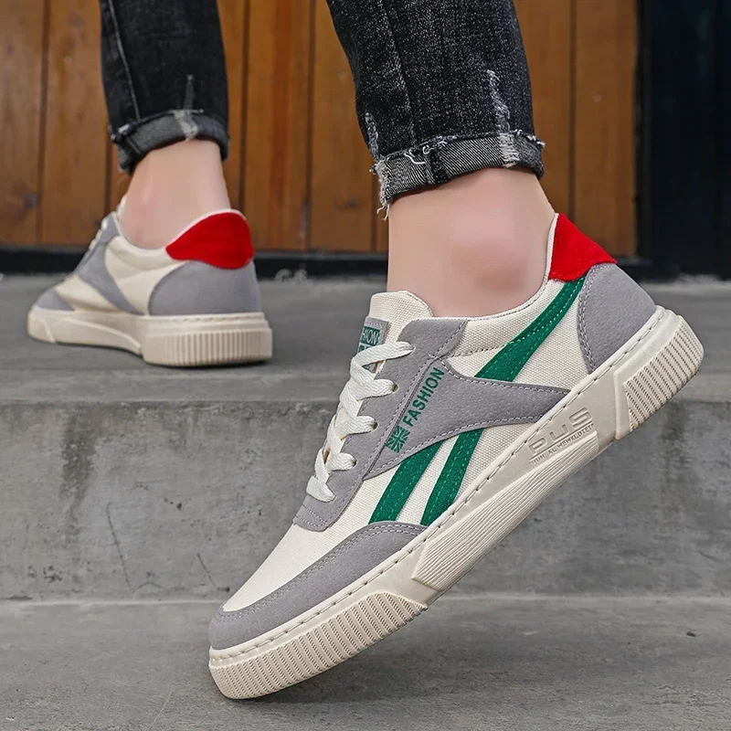 Дышащие парусиновые теннисные туфли для мужчин YUYIN HD06-2 повседневные кроссовки на