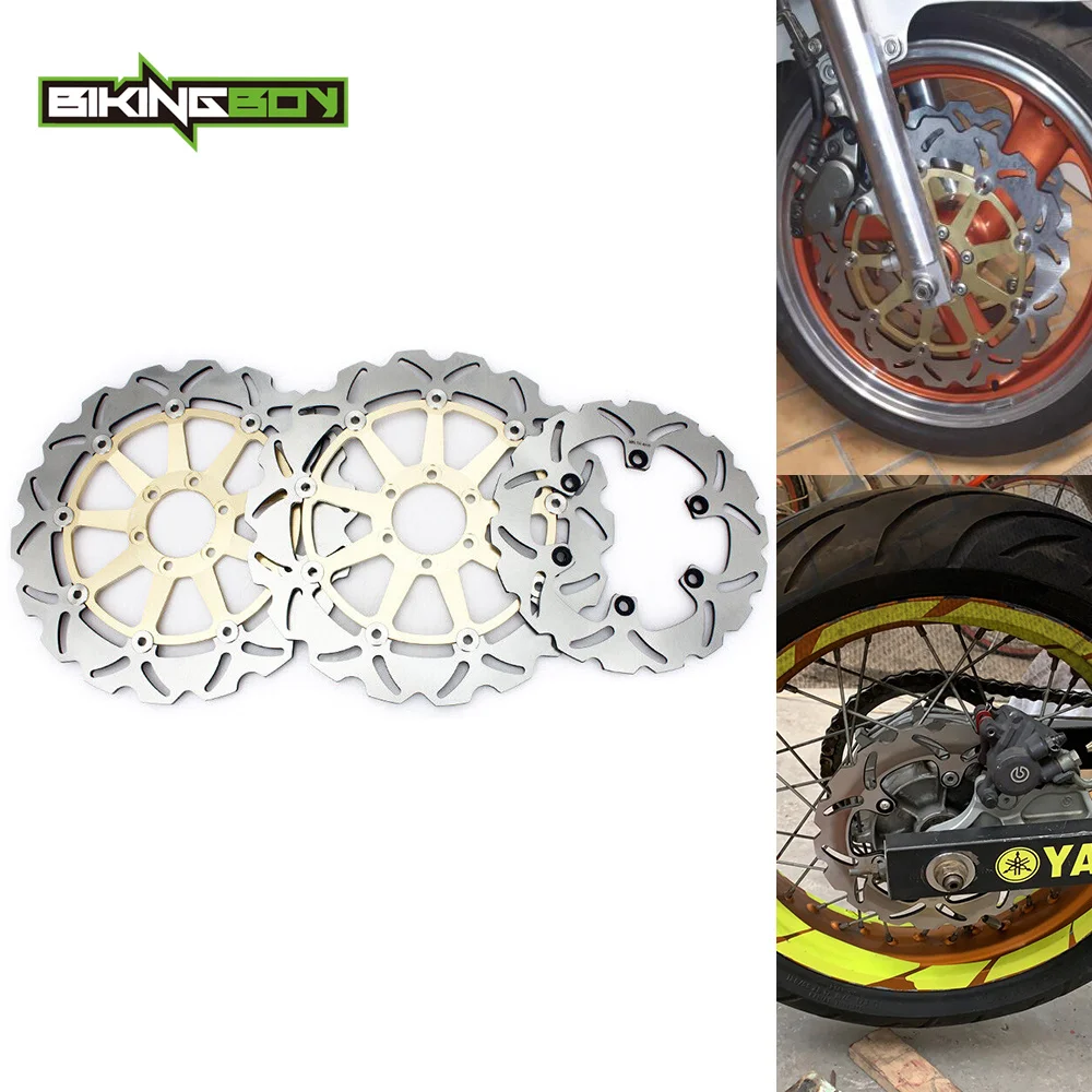Передние и задние тормозные диски BIKINGBOY роторы FZR 600 R 90-95 TDM 850 91-01 TRX 95-00 FZS Fazer 98-03 XJR 400