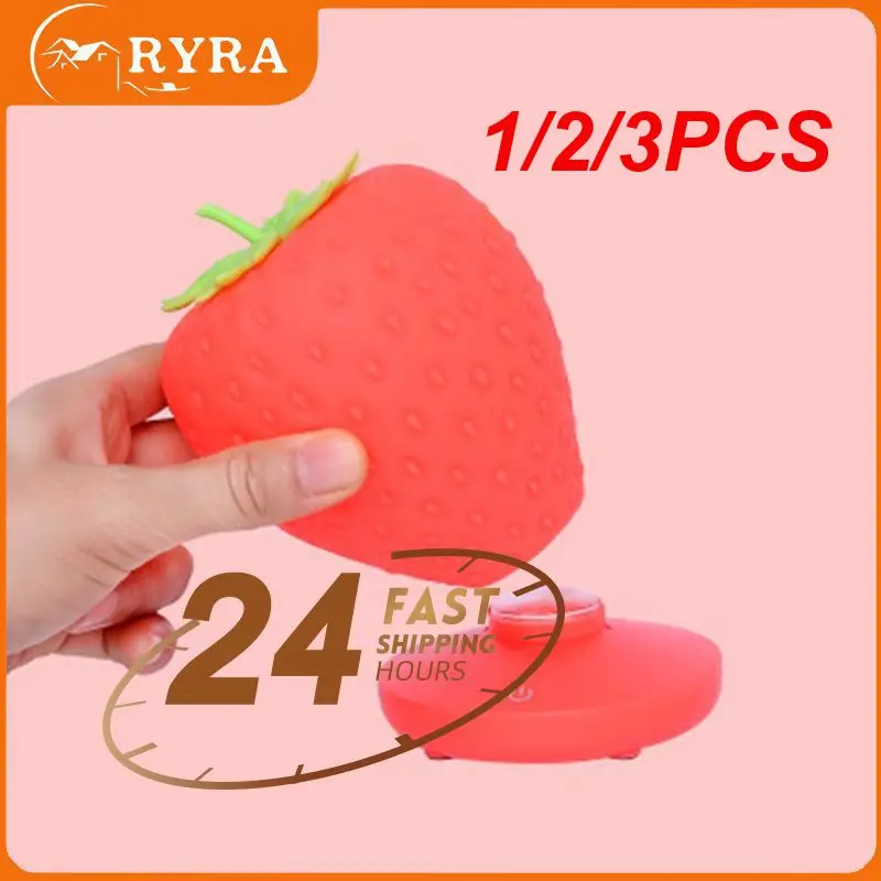 

1/2/3PCS Lovely strawberry nightlight bedroom bedside sleeping lamp LED lamp