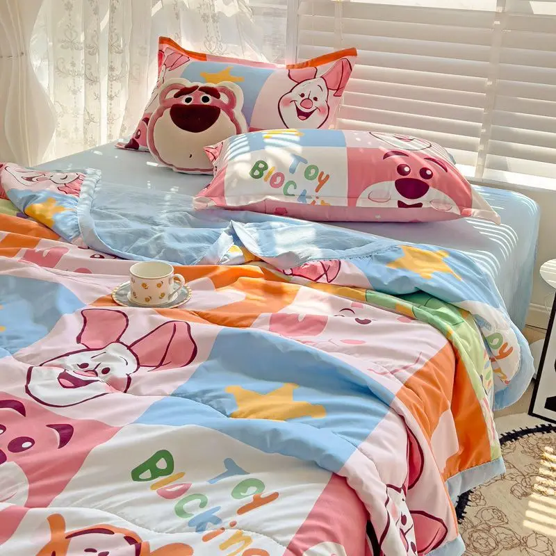 Летнее одеяло Disney летнее стеганое мультяшное Микки Маус Базз светящееся детское