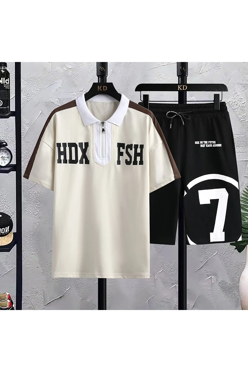 Summer Women's Two Piece Set Casual T-Shirt And Shorts Set Womens Sports Suit Fashion Short Sleeve Tracksuit Women Suits