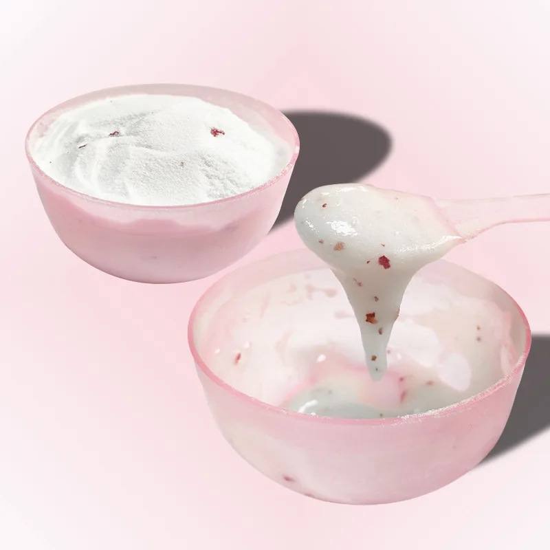 500 г шоколадная мягкая маска-желе порошок Гиалуроновая Кислота Витамин С Роза