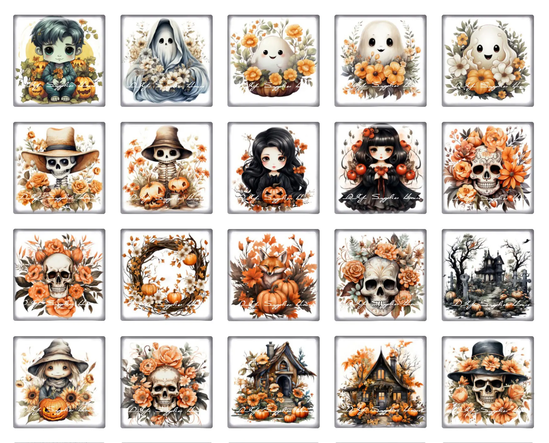 10 шт./партия квадратные стеклянные кабошоны для изготовления ювелирных изделий