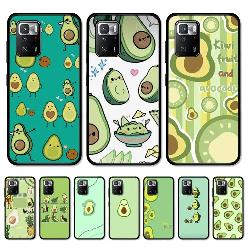 

Avocado Phone Case For Redmi 5 6 7 8 9 10 plus pro 6 7 8 9 A GO K20 K30 K40 pro plus F3 Fundas