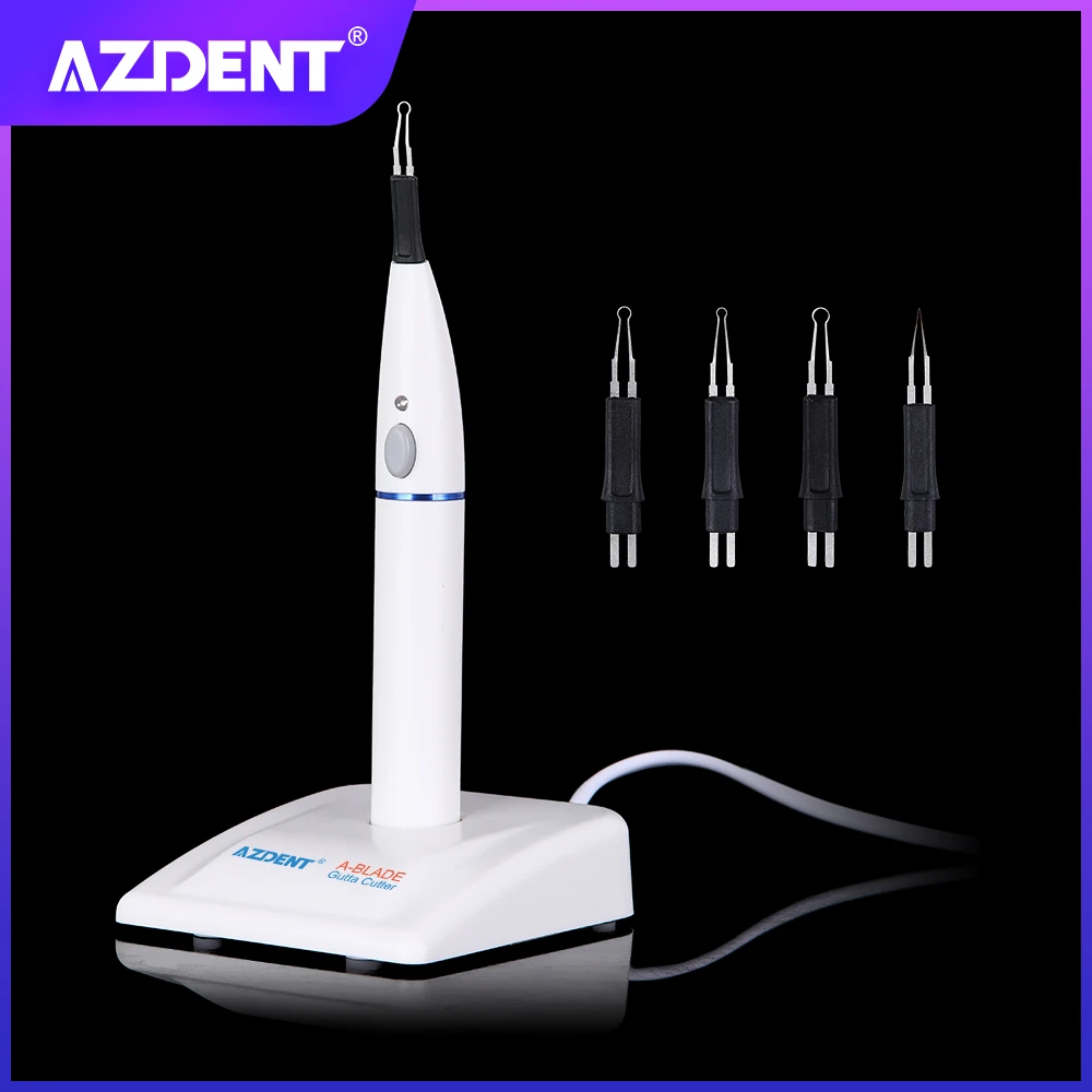 AZDENT Dental Endo Gutta Teeth Whitening Oral Hygiene Dental Equipment Tooth Gum Cutter A-BLADE Dental Cutta Percha with 4 Tips