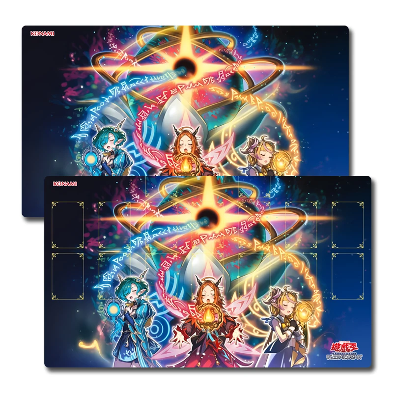 Фото Игровой коврик Yugioh Elvennotes Oracle Alicetea Yu-Gi-Oh! TCG OCG Коллекционные карточные игры Коврик Duel Plate Резиновый коврик для карт Коврик для мыши №1