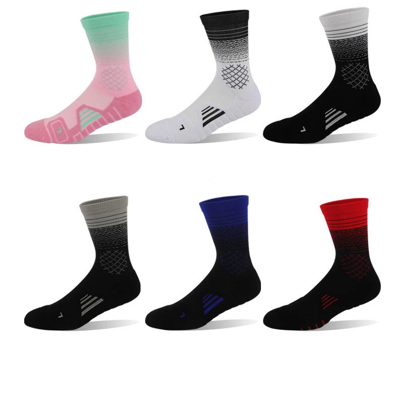 Men Sock Sports Basketball  Breathable Women Compression Crossborder Supply Running Riding Cycling Knee highBiking Hockey Soccer