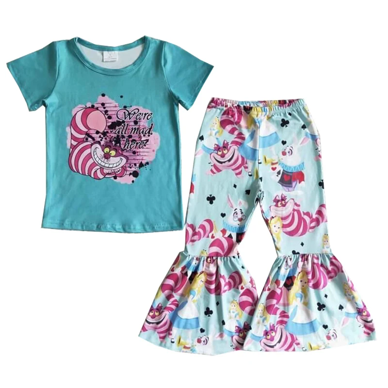 

Оптовая продажа, детская одежда, летнее платье-туника с коротким рукавом и рисунком милого щенка акулы Коко, комплекты для девочек