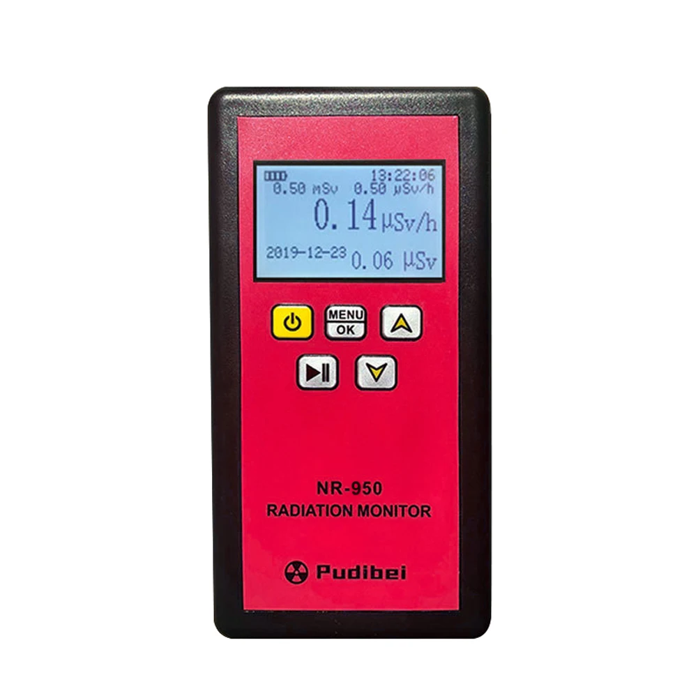 

NR-950 Handheld Nuclear Radiation Detector LCD Display Household Radioactive Tester Geiger Counter β Y X-Ray Detection