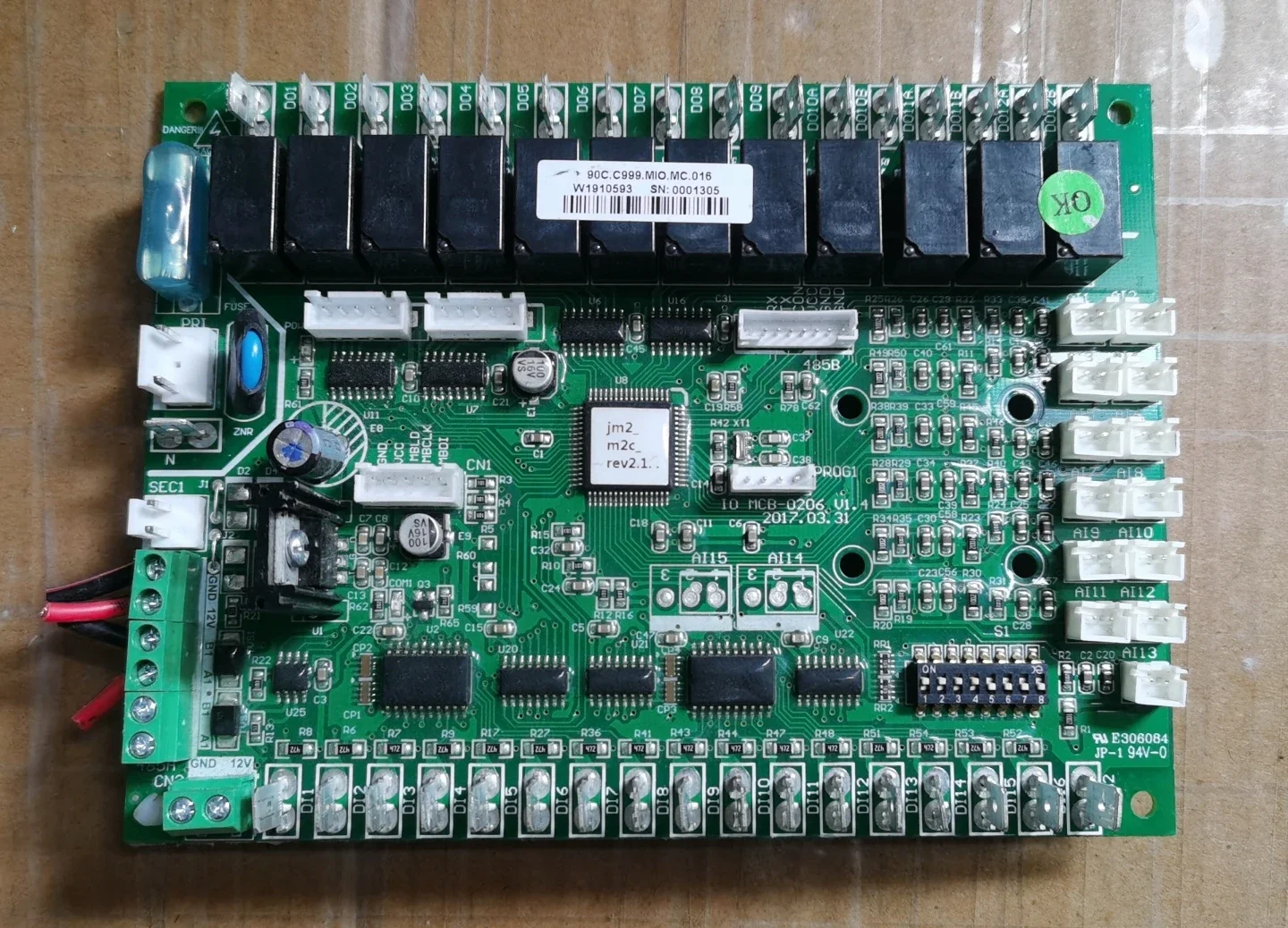 Компьютерная версия W1910593 90.CC999.MIO.MC.016 001305 MCB-0206 V1.4 материнская плата