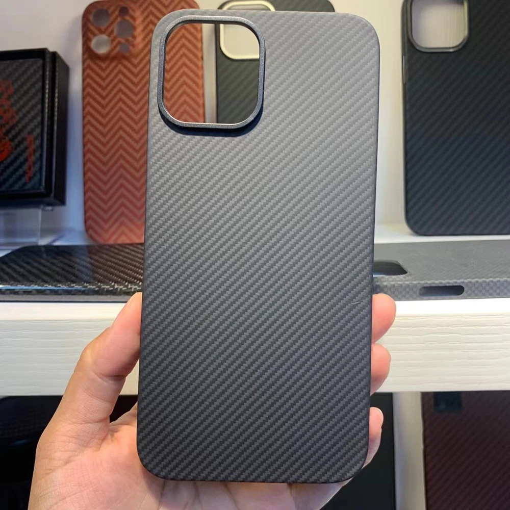 Чехол для телефона из углеродного волокна YTF-carbon 600D iPhone 12 Pro Max ультратонкий