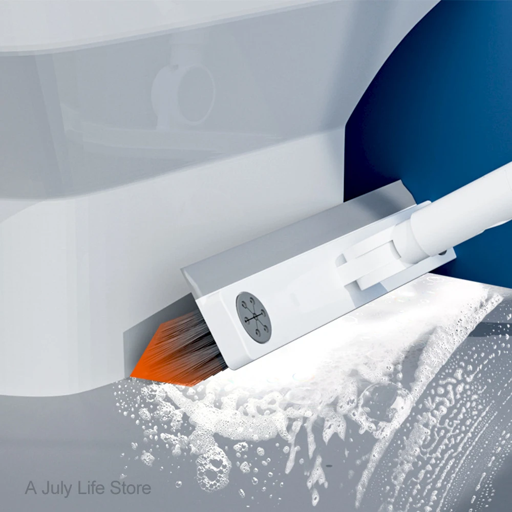 2 в 1 щётка-скребок для чистки пола с длинной ручкой