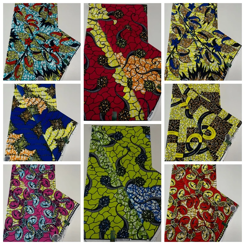 Настоящая ткань Африканский воск высокого качества 100% хлопок Анкара для