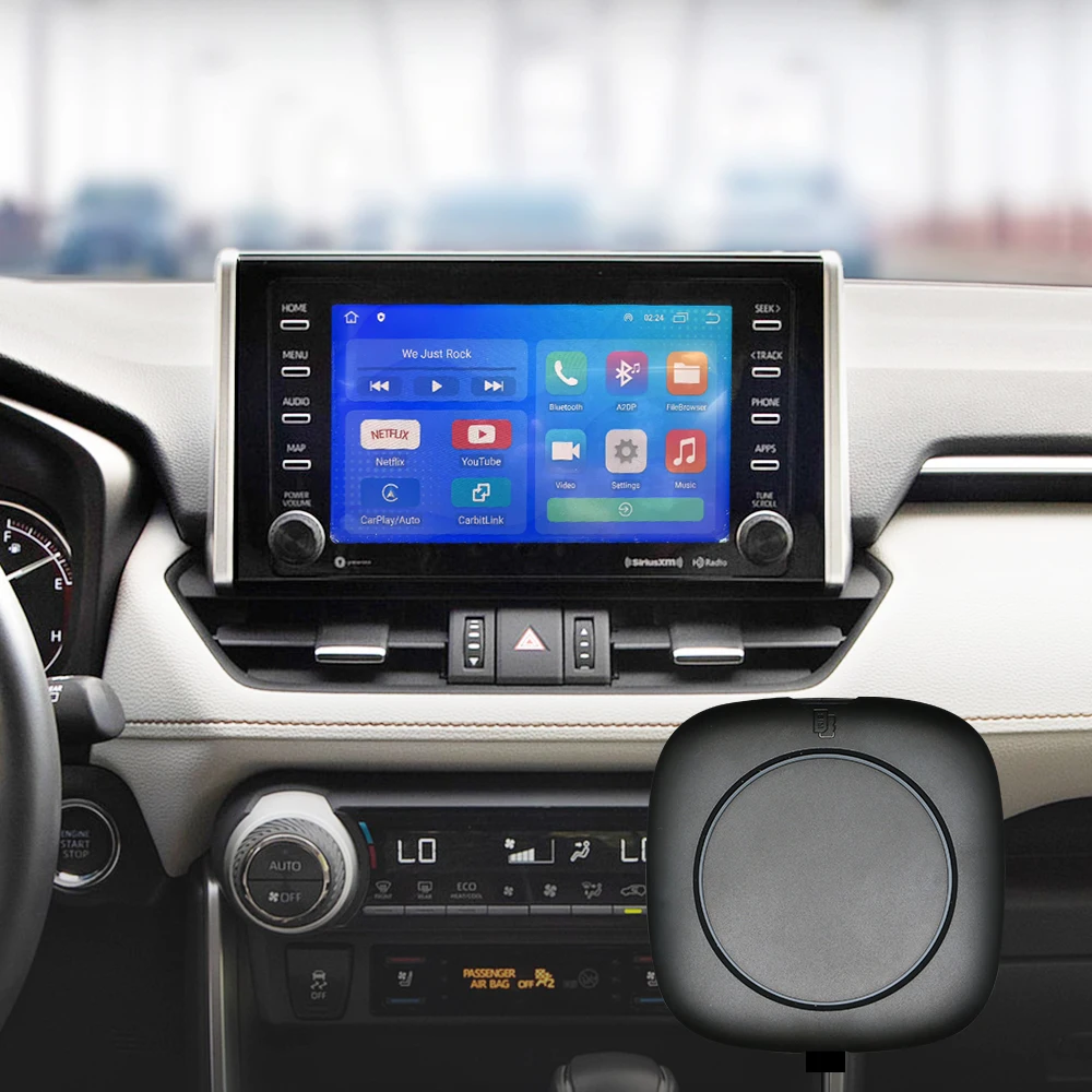 Фото STLFRoute Android 13, беспроводной Carplay Ai Box Mini appleCarplay Box для BMWsCars с оригинальным беспроводным Carplay №2