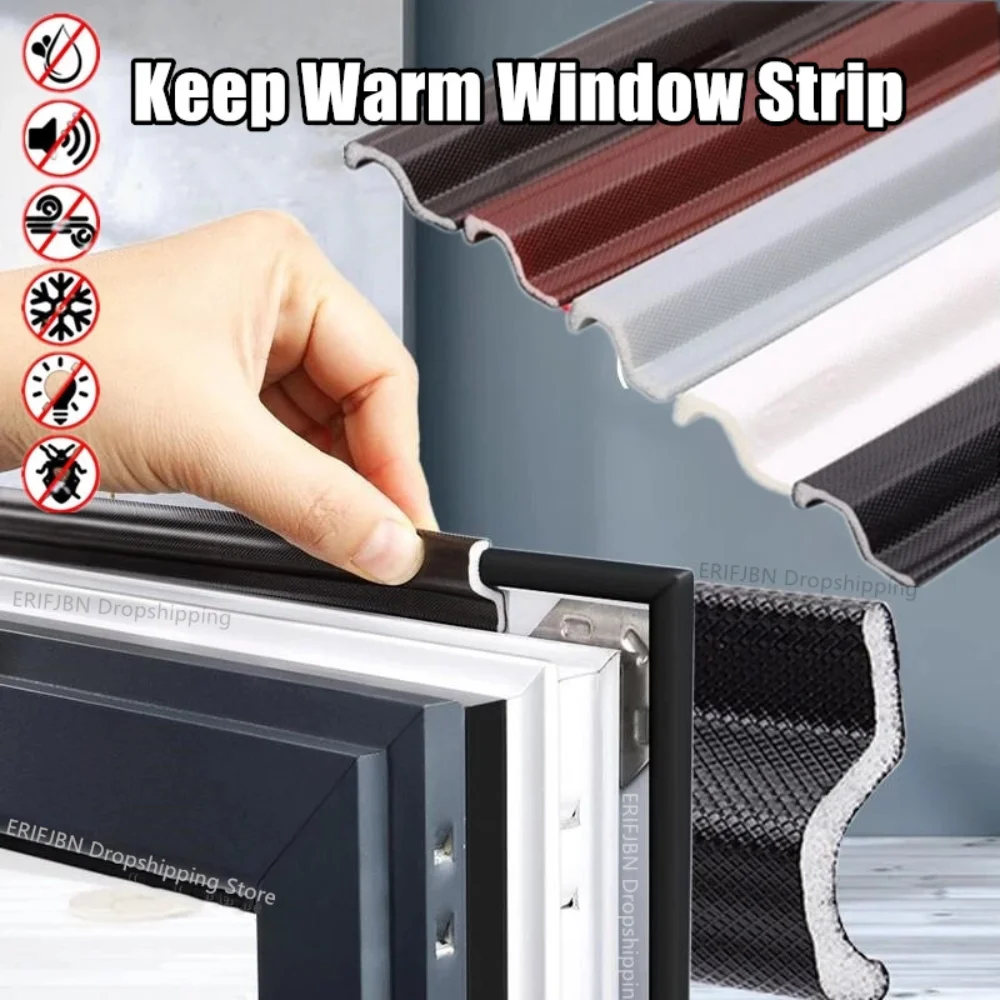 Новая настенная изоляция оконная полоса типа S для створки окна шумоподавляющий пеноматериал для снятия погодных условий звукоизоляционное уплотнение двери Новая настенная изоляция оконная полоса типа S для створки окна шумоподавляющий пеноматериал для снятия погодных условий звукоизоляционное уплотнение двери