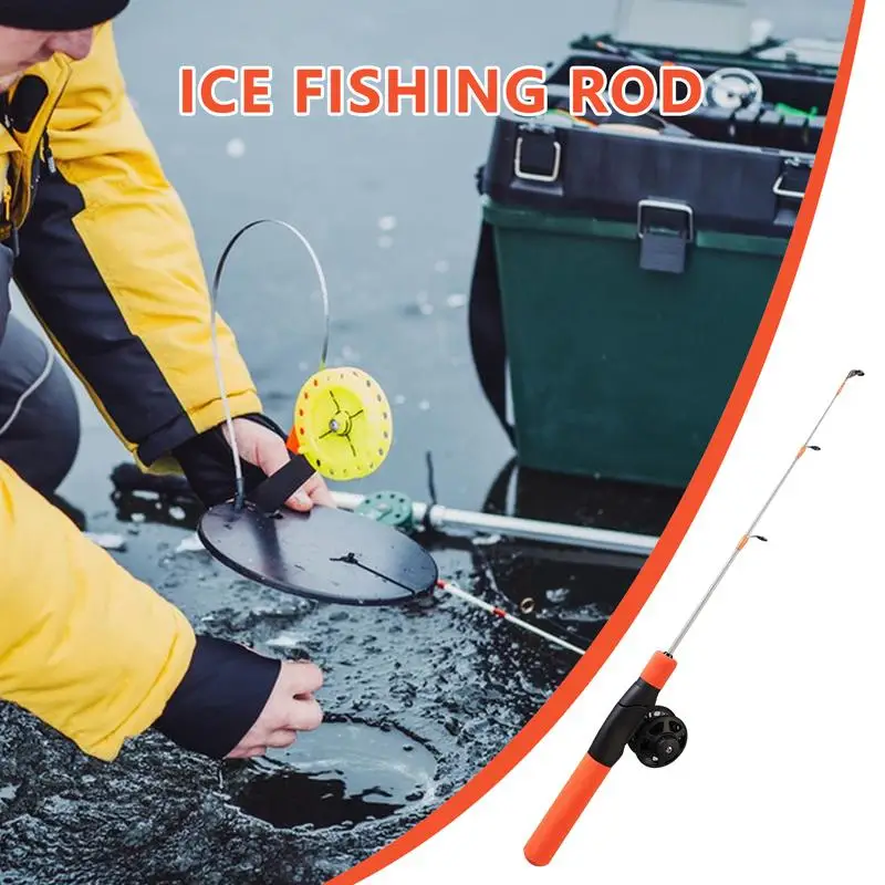 Комбинированная удочка для зимней удочки 20 8 дюйма ледяная с твердым