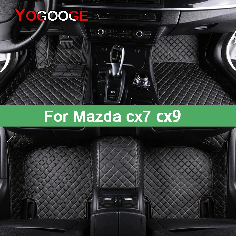 

Автомобильные коврики YOGOOGE для Mazda CX7 CX9, аксессуары для ног, коврики