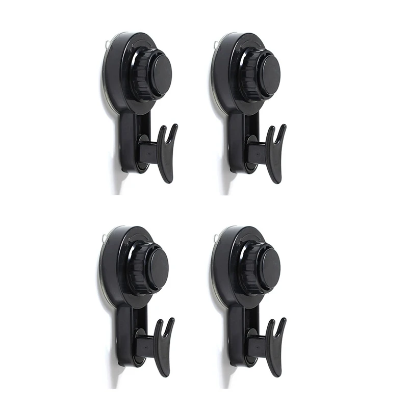 

Big Deal 4Pcs Suction Cup Hooks, Removable Twist Heavy Duty Vacuum Suction Cup Hooks Waterproof For Kitchen Bathroom Shower Wall