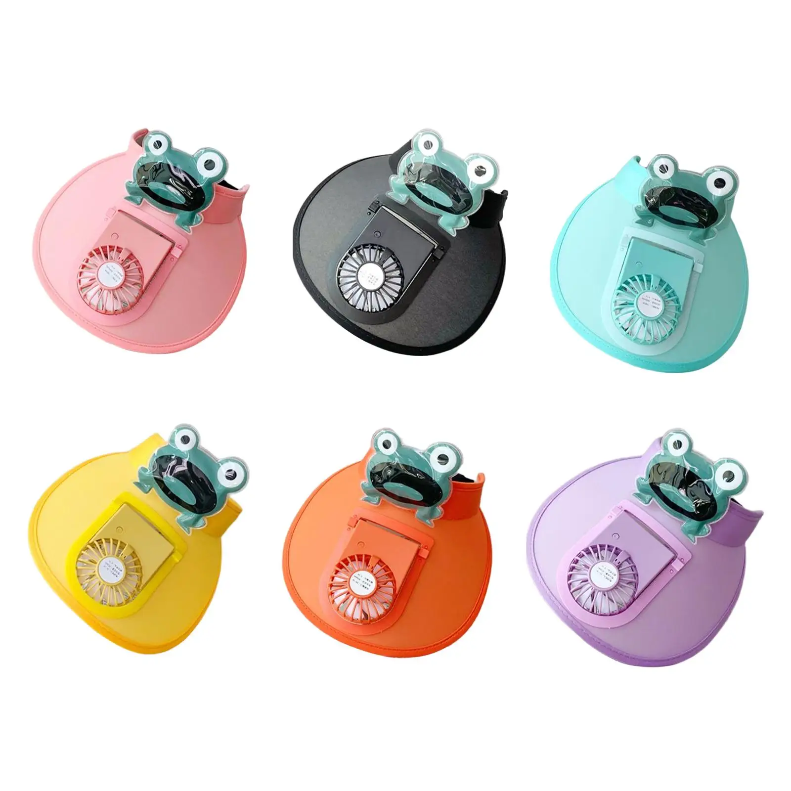 

Летний веер от Солнца шляпа, регулируемые пряжки для ремня 3 скорости ветра милый солнцезащитный козырек шляпа для путешествия бег Велоспор...