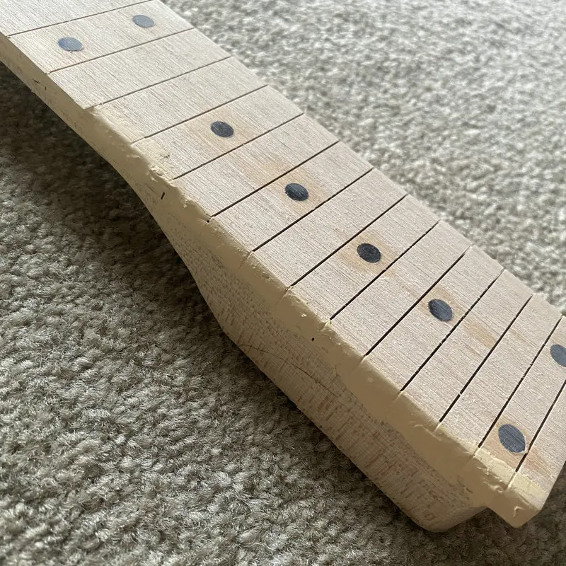 JN326 6-струнная гриф для электрогитары полуфинишная отделка без ладов натуральный