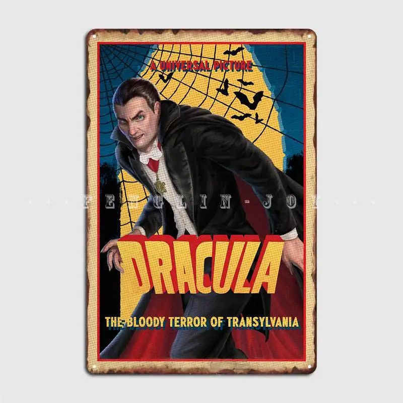 

Terror Of Transylvania Metal Sign Club Wall Mural Painting Classic Tin Sign Poster
