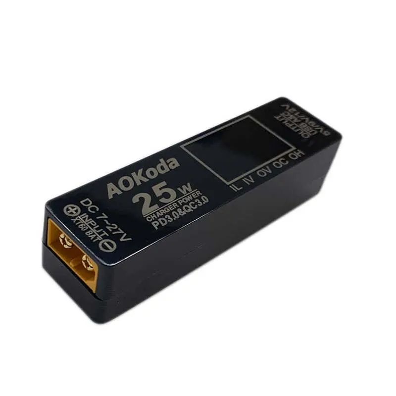 Фото AOKoda XT60 — PD3.0 USB-зарядное устройство QC3.0 Модернизированное быстрое зарядное устройство для мобильного телефона №4