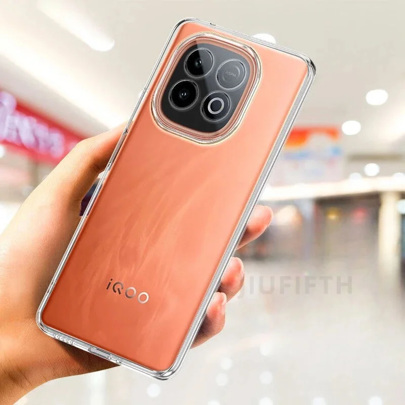 Для Vivo iQOO Z10 Turbo Pro Vovo iQOOZ10TurboPro TurboPro прозрачный мягкий силиконовый чехол из ТПУ, задняя крышка, защитный чехол (art.: 3920ce671b710) - 3920ce671b710