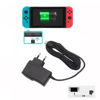 eu plug ac adapter charger compatible for nintendo switch ns game console wall travel home charge 5v 2 4a charging power supplys