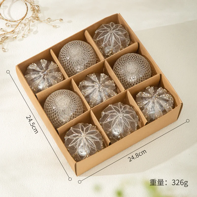 

Рождественские шары из пластика