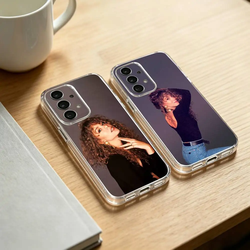 Фото Чехол для телефона M-Mariah Carey для Samsung S25, 24, 21, 22, 23, 30, Ultra, 20, Plus, Fe, Lite, Note, прозрачный №1