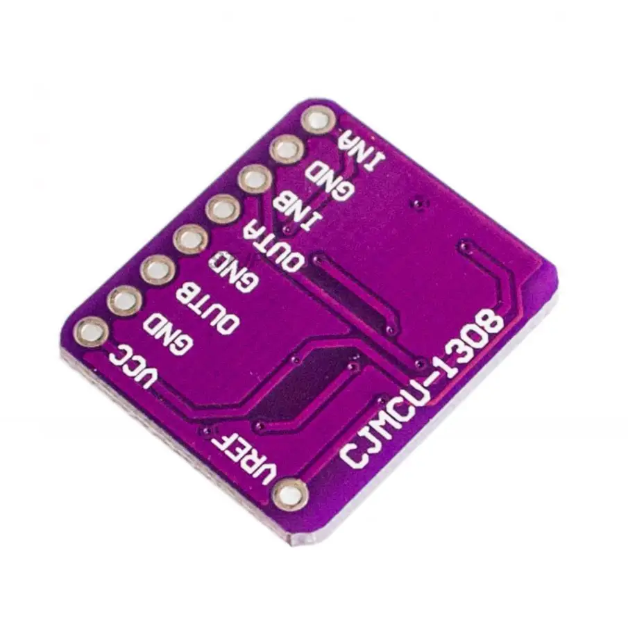 Аудиомодуль с драйвером для стереогарнитуры класса AB 1308 TDA1308